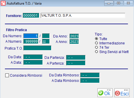 Autofatture T.O.