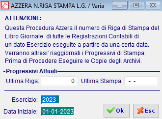 Annulla Riga Libro Giornale