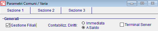 Gestione Filiali
