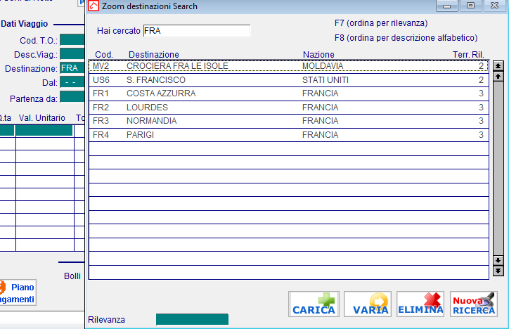 Destinazione